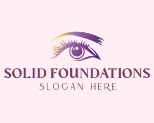 Eyelash - Beauty Cosmetics Salon logo design