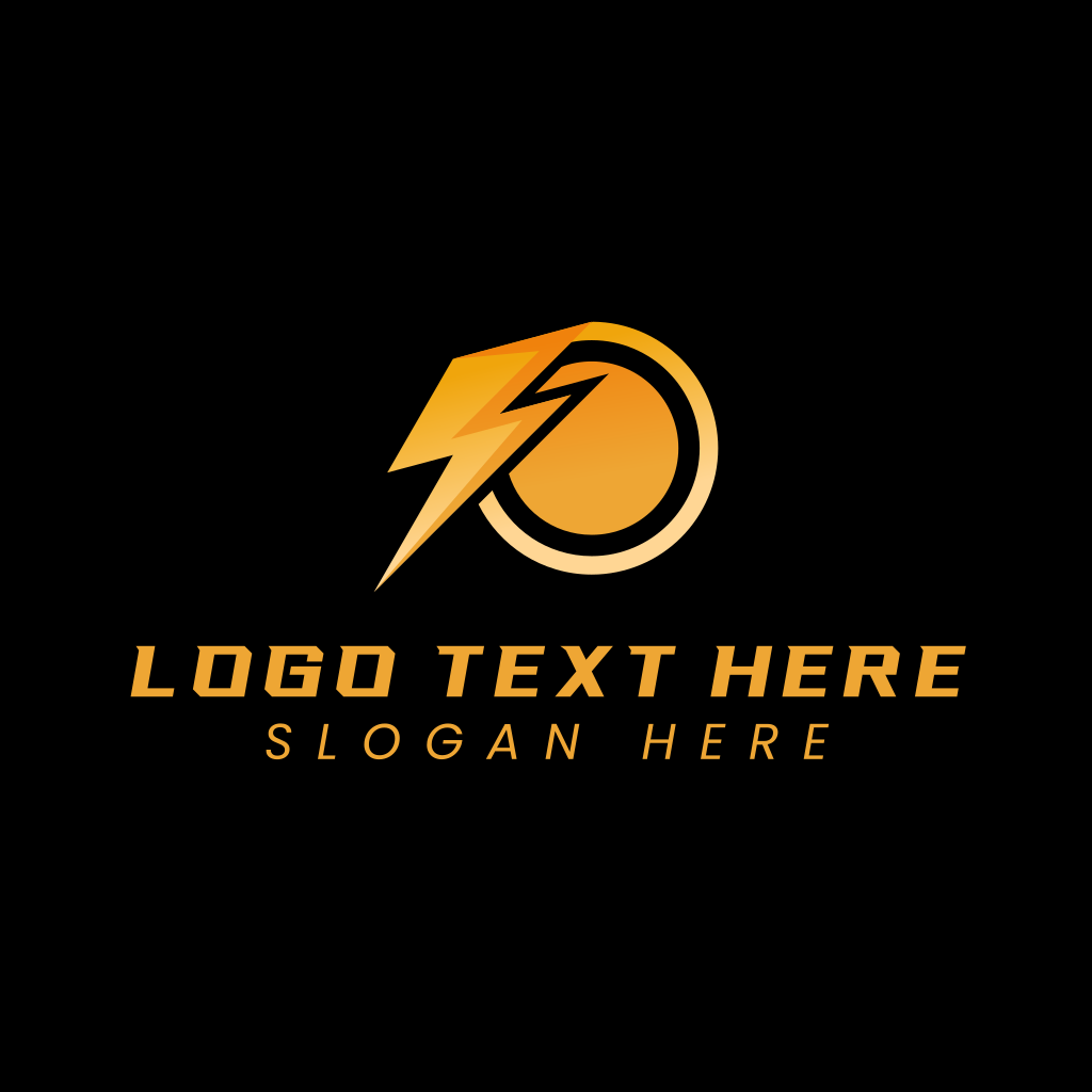 Flash Charging Lightning Power Logo | BrandCrowd Logo Maker