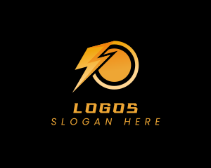 Flash Charging Lightning Power Logo