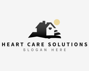 Home Shelter Hand logo design