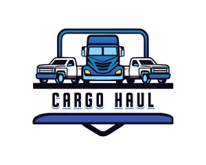 Truck Vehicle Logistics logo design