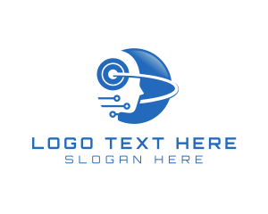 Communication - Artificial Intelligence Communication Technology logo design