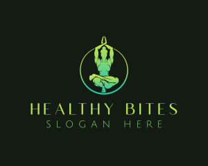 Yoga Fitness Exercise logo design