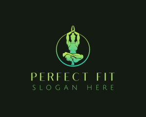 Yoga Fitness Exercise logo design