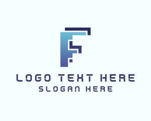 Circuit - Pixel Tech Programmer logo design