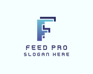 Pixel Tech Programmer logo design