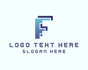 Networking - Pixel Tech Programmer logo design