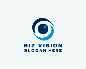 Security Eye Lens logo design