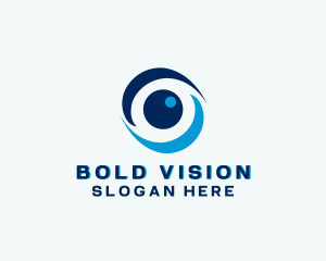 Security Eye Lens logo design