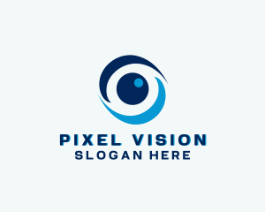 Security Eye Lens logo design