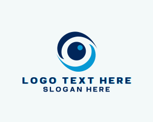 Vision - Security Eye Lens logo design