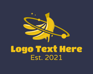 Loop - Banana Drip Orbit logo design