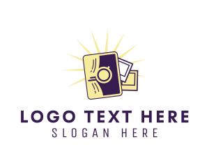 Picture - Polaroid Camera Photos logo design