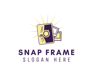 Picture - Polaroid Camera Photos logo design