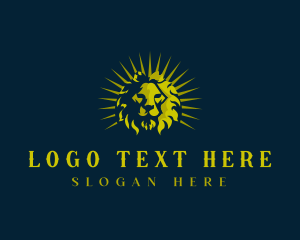 Insurance - Lion Luxury Wildlife logo design