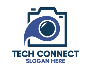 Instagram Vlogger - Water Tech Camera logo design