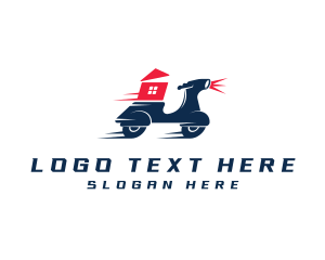 Deliveryman - Fast Scooter Delivery logo design