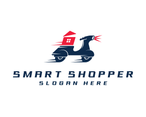 Fast Scooter Delivery logo design