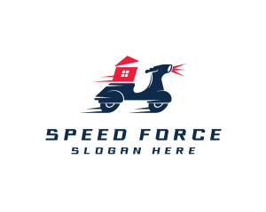 Fast Scooter Delivery logo design