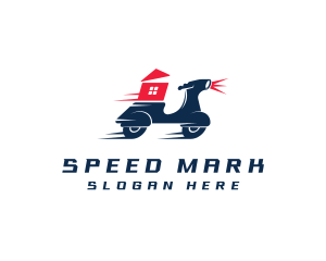 Fast Scooter Delivery logo design