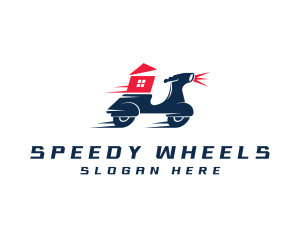 Scooter - Fast Scooter Delivery logo design