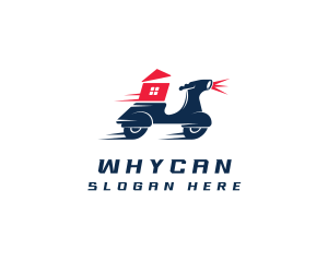 Wheel - Fast Scooter Delivery logo design