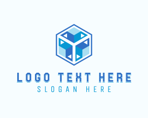 Technology - Software Cube Technology logo design