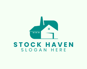 Stockroom - Industrial Warehouse Factory logo design