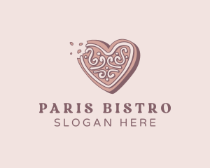 Sugar Heart Cookie logo design