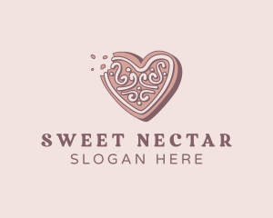 Sugar Heart Cookie logo design