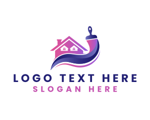 Home Improvement - House Maintenance Paint logo design