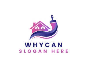 House Maintenance Paint Logo