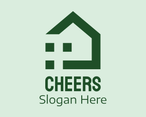 Real Estate Agent - Green Housing Realty logo design