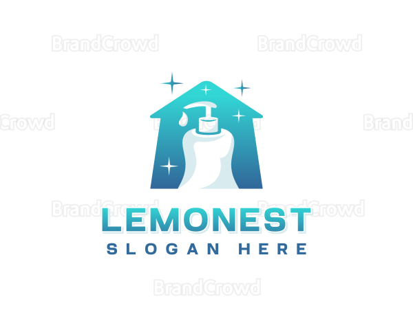 Spray Bottle Cleaning Logo