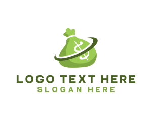 Accounting - Dollar Money Bag logo design