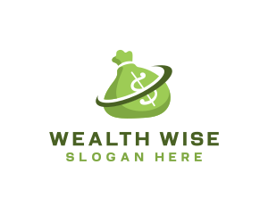 Money - Dollar Money Bag logo design