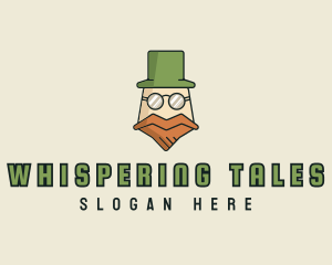 Folklore - Old Leprechaun Cartoon logo design