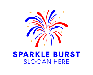 Fireworks - Festive Fireworks Display logo design