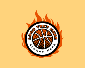 Basketball League Tournament logo design