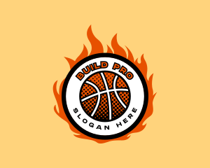 Emblem - Basketball League Tournament logo design