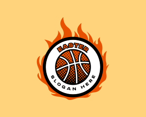 Cue Ball - Basketball League Tournament logo design