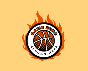 Basketball League Tournament logo design