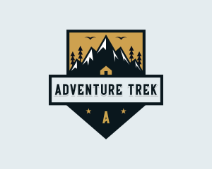 Trek - Hiking Trek Mountain logo design