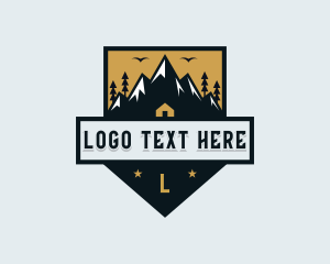 Peak - Hiking Trek Mountain logo design