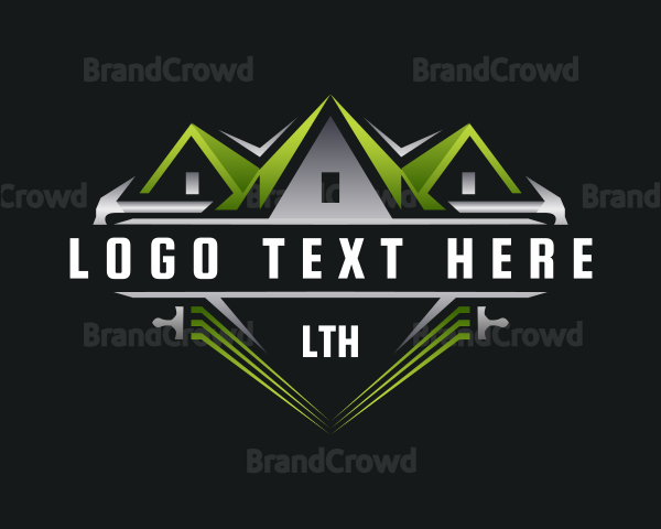 Hammer Brush Handyman Logo