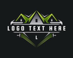 Hammer Brush Handyman Logo