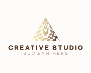 Creative Studio Pyramid logo design