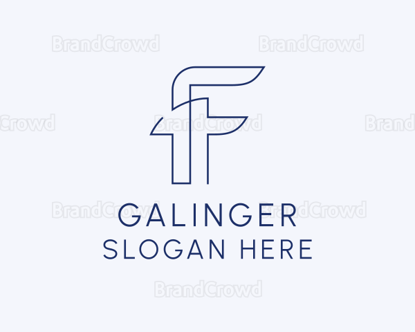 Startup Business Letter F Logo