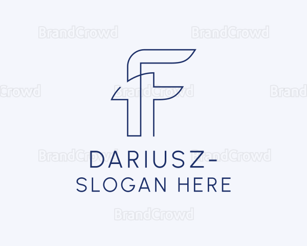 Startup Business Letter F Logo
