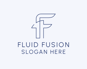 Startup Business Letter F logo design